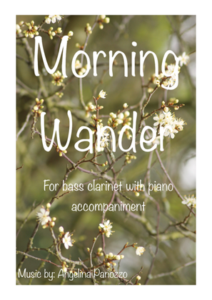 Morning Wander for solo bass clarinet and piano