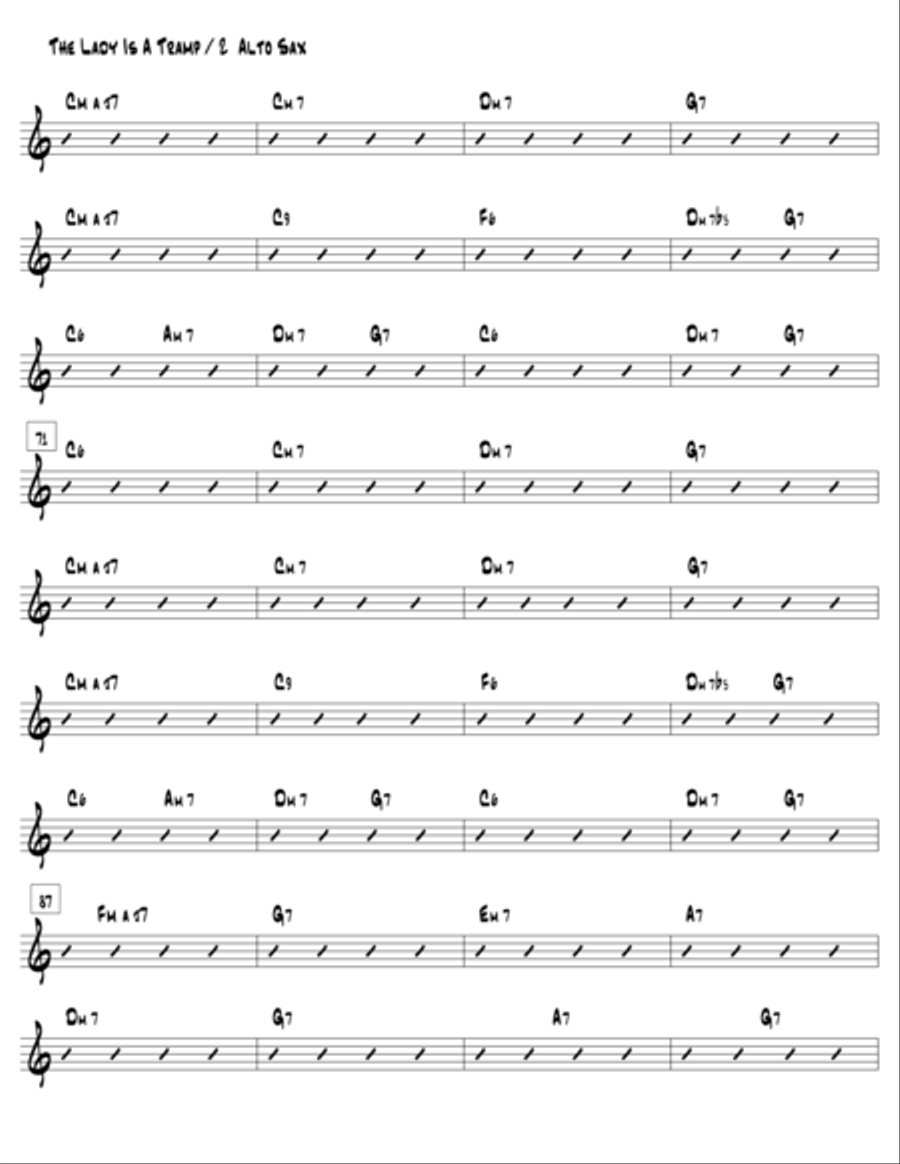 The Lady Is A Tramp The Lady Is A Tramp Small Ensemble scores gallery preview page 3