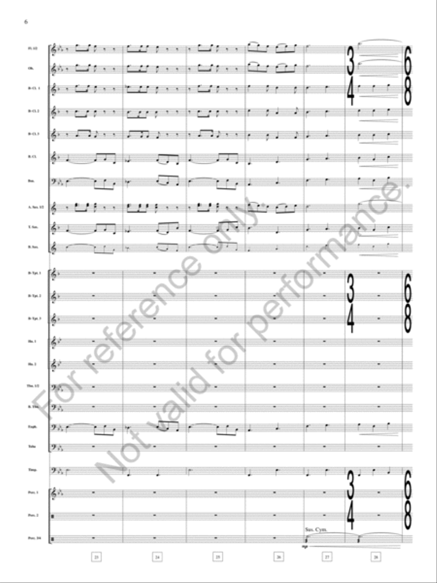 Table Rock Festival Table Rock Festival Concert Band scores gallery preview page 7
