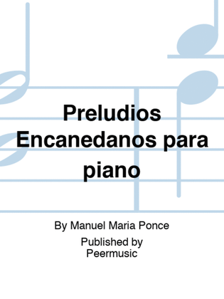 Book cover for Preludios Encanedanos para piano