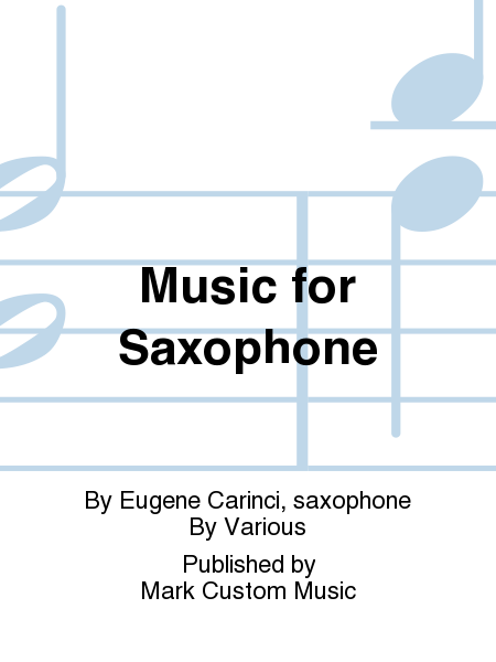 Music for Saxophone