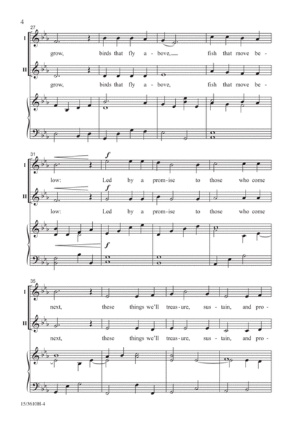 Everywhere I Go by Natalie Sleeth - Unison Choir - Sheet Music