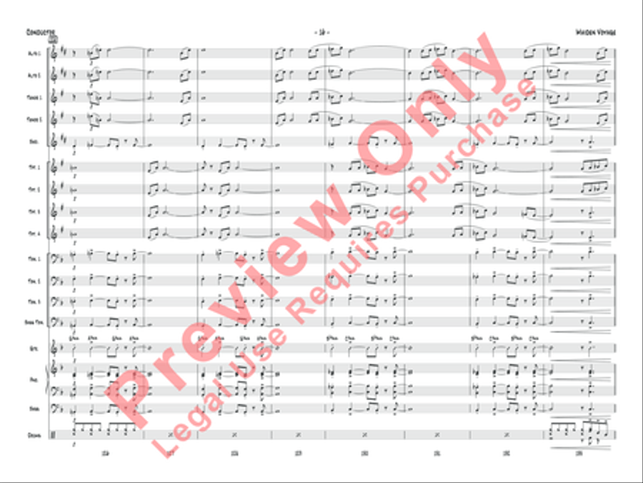 Maiden Voyage Jazz Ensemble scores gallery preview page 19