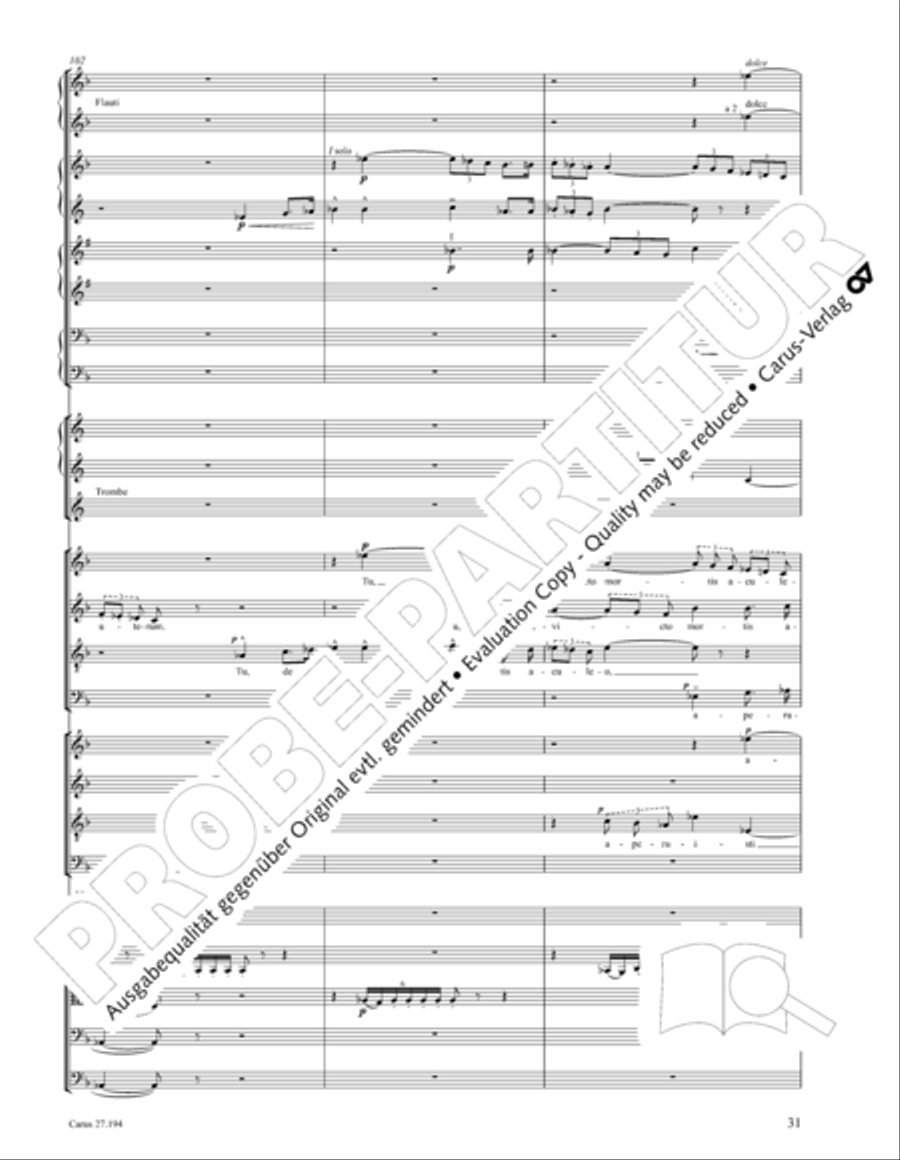 Te Deum Te Deum 4-Part scores gallery preview page 32