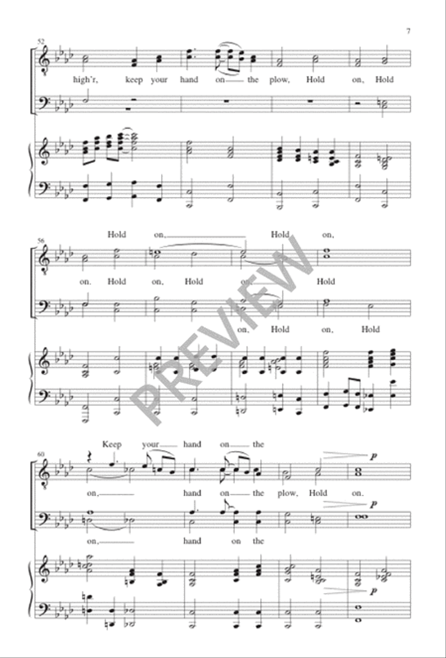 Hold On - TTBB edition Hold On - TTBB edition TTBB scores gallery preview page 8