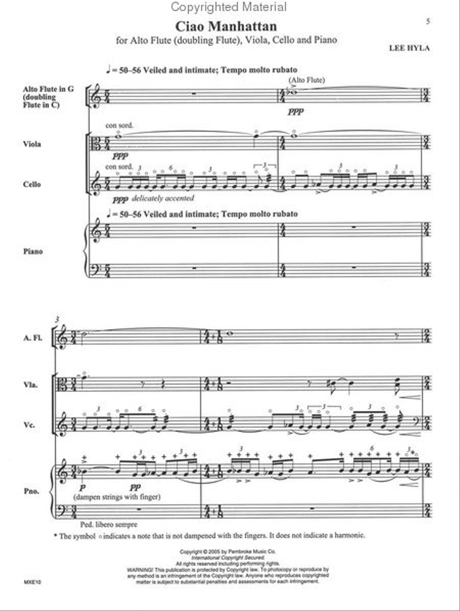 Ciao Manhattan Cello scores gallery preview page 2