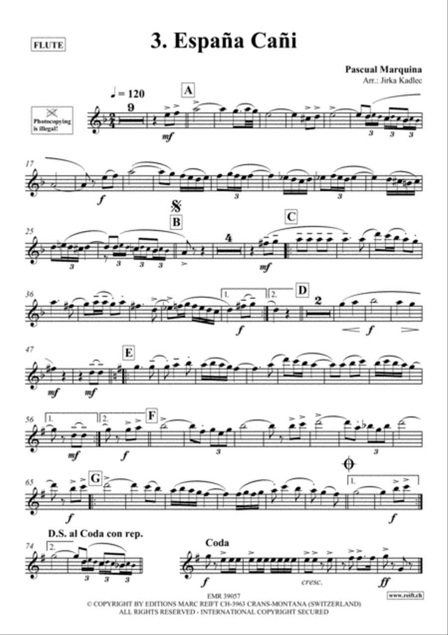 12 Greatest Dance Party Hits Flute Solo scores gallery preview page 4