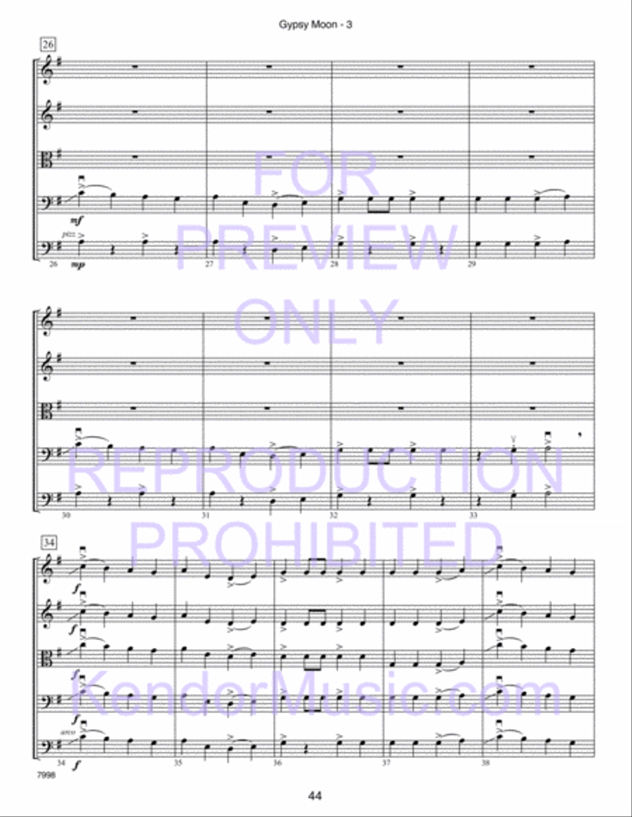Kendor Concert Favorites, Volume 2 (Score) Score scores gallery preview page 49