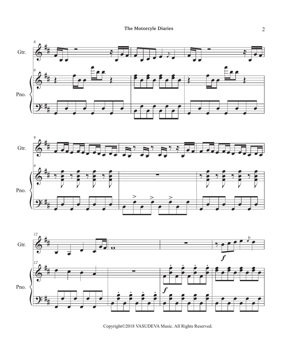 De Ushuaia A La Quica Acoustic Guitar scores gallery preview page 6