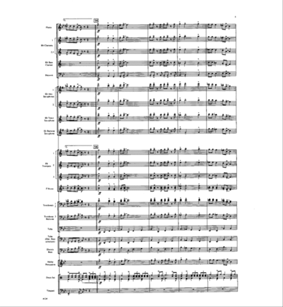 Big Band Cavalcade Big Band scores gallery preview page 6