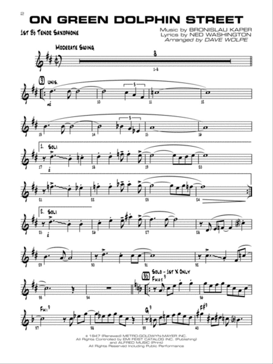 Sittin' In with the Big Band, Volume 2 Big Band scores gallery preview page 3