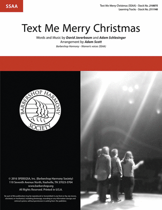 Book cover for Text Me Merry Christmas