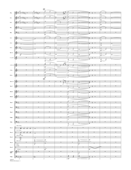 Drums of the Saamis - Conductor Score (Full Score) image number null