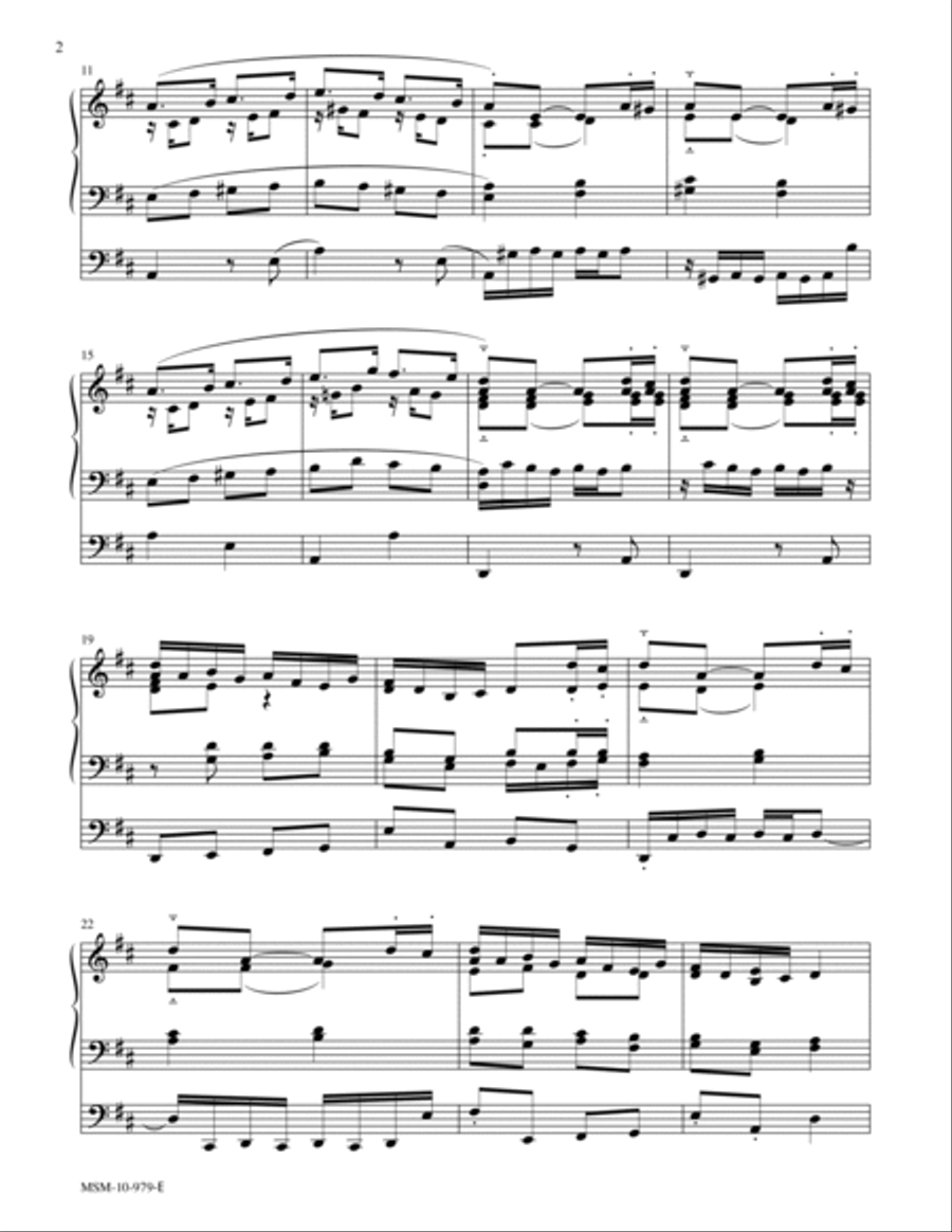 A Rejoicing A Rejoicing Organ scores gallery preview page 2