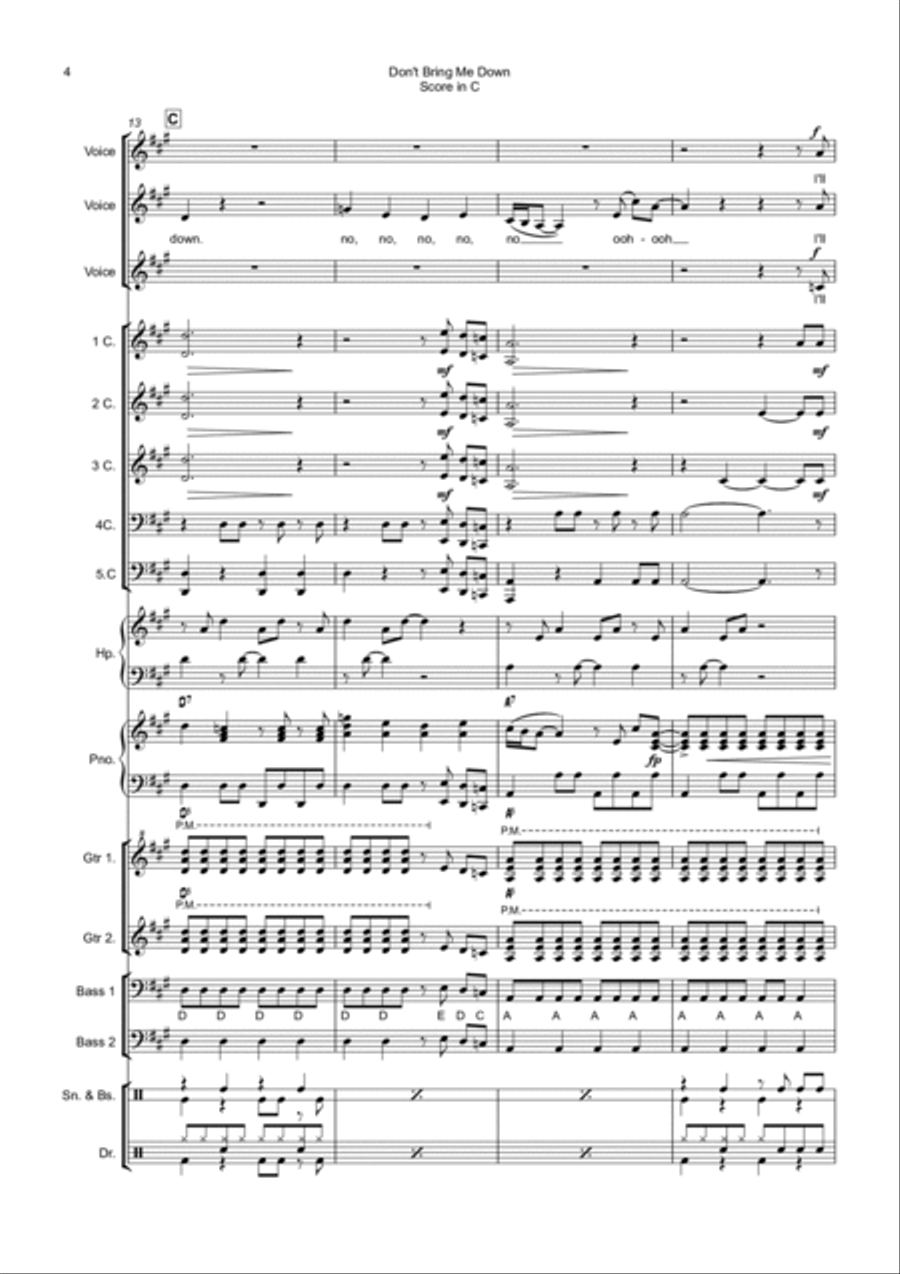 Don't Bring Me Down Don't Bring Me Down School and Community scores gallery preview page 4