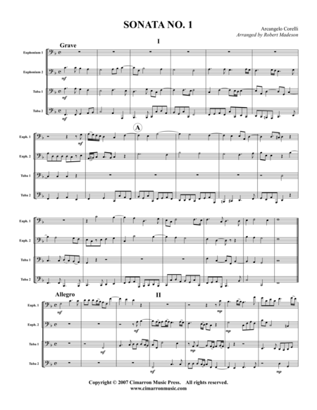 Sonata No. 1, Op. 3