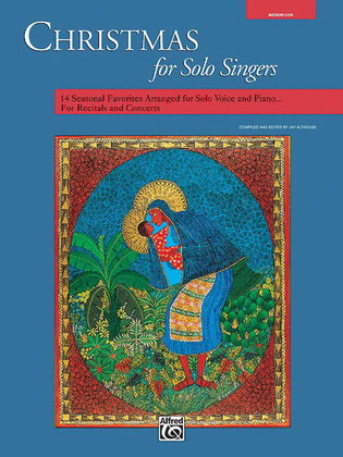 Book cover for Christmas for Solo Singers