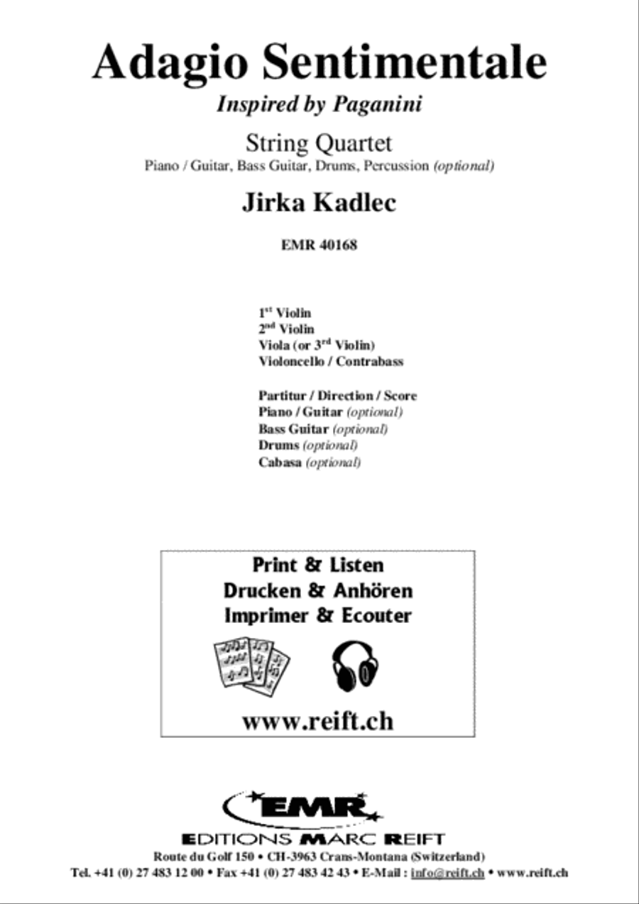 Adagio Sentimentale Cello scores gallery preview page 2