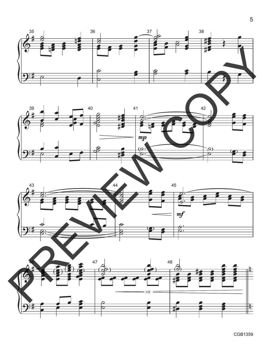 Alas! and Did My Savior Bleed (2-3 octaves) 3-Octaves scores gallery preview page 5