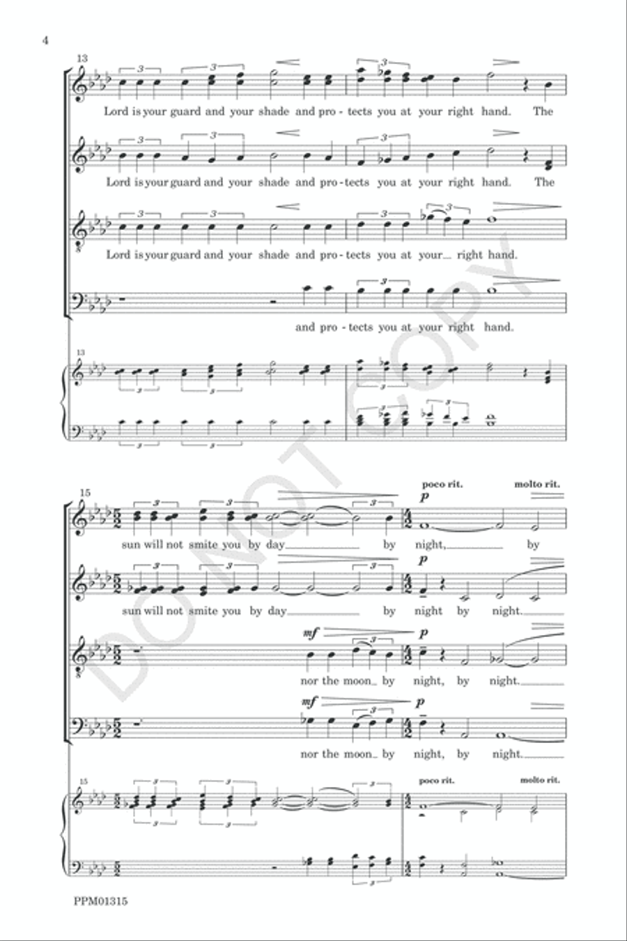 I Lift Up My Eyes to the Mountain SSAATTBB scores gallery preview page 7