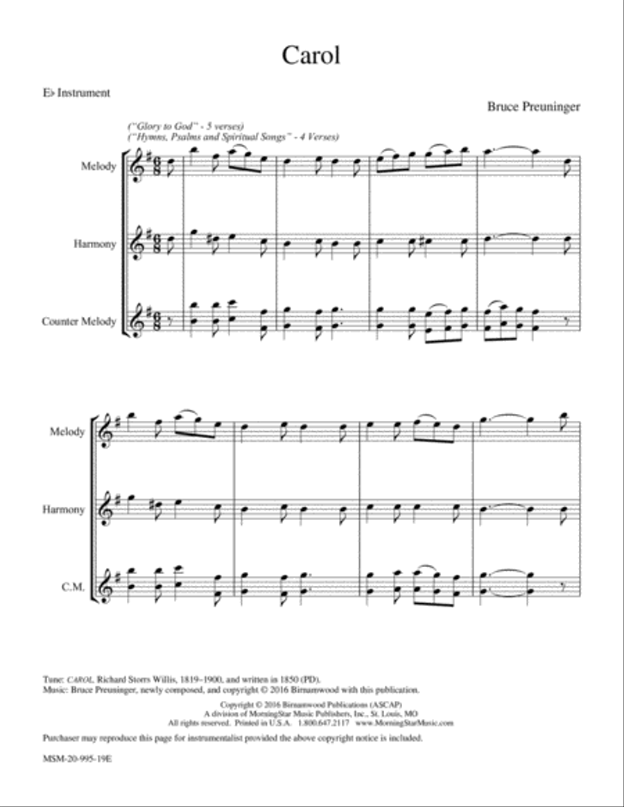 Carol Piano and Keyboard scores gallery preview page 4
