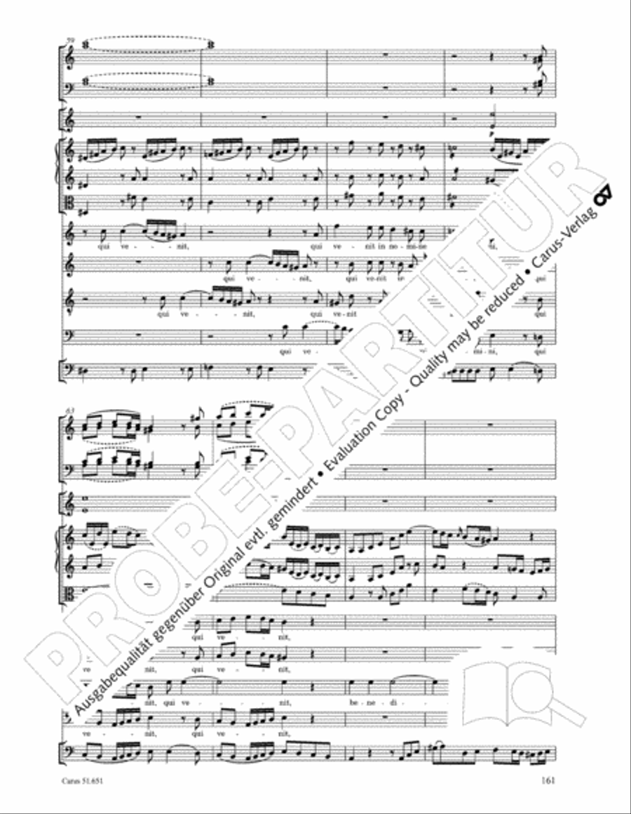 C Minor Mass, K. 427 (Missa in c KV 427) 4-Part scores gallery preview page 177