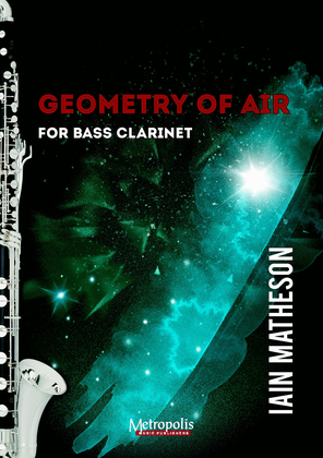 Book cover for Geometry of Air for Solo Bass Clarinet