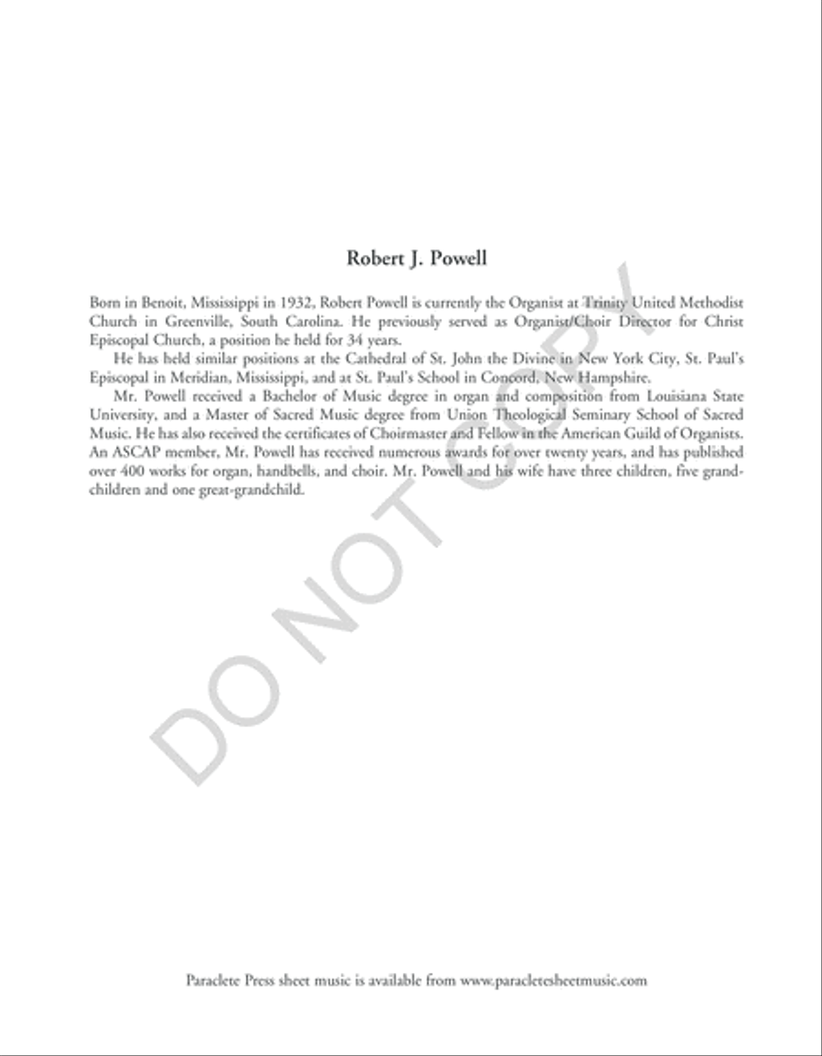 Three Organ Preludes on Psalm Tunes Organ Solo scores gallery preview page 3