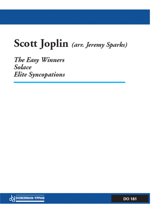 Book cover for Three Pieces... Easy Winners-Solace-Elite Syncopations