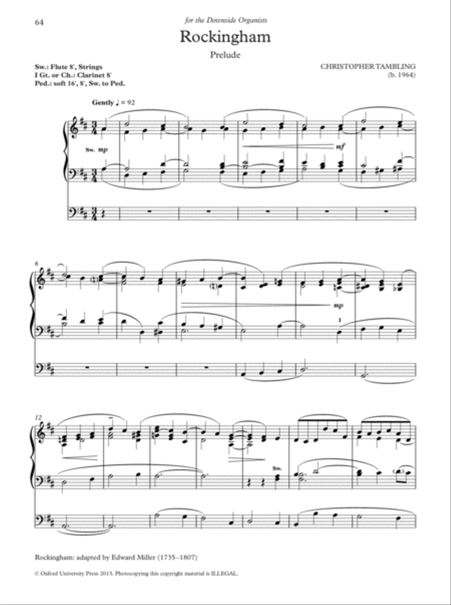 Oxford Hymn Settings for Organists: Lent and Passiontide Organ Solo scores gallery preview page 7