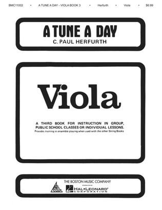 A Tune A Day Viola Book 3