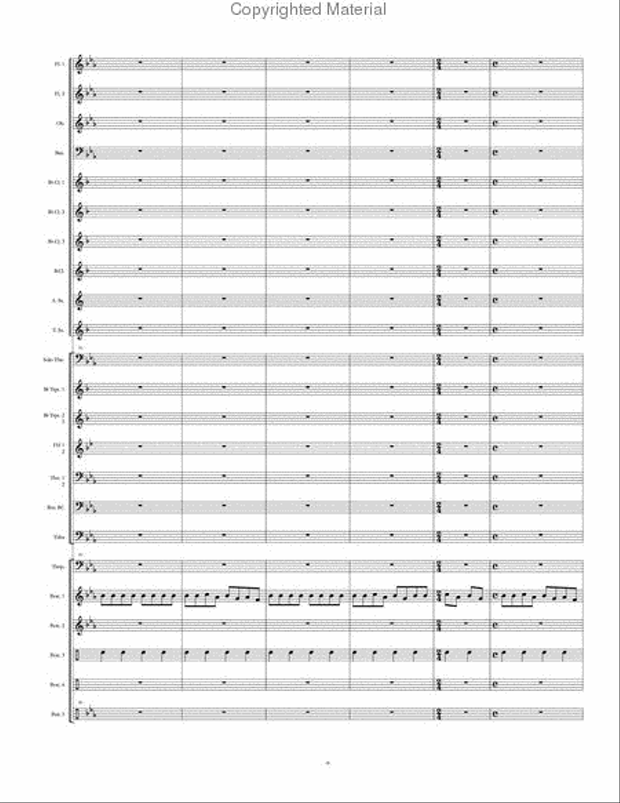Seminar Concert Band scores gallery preview page 10