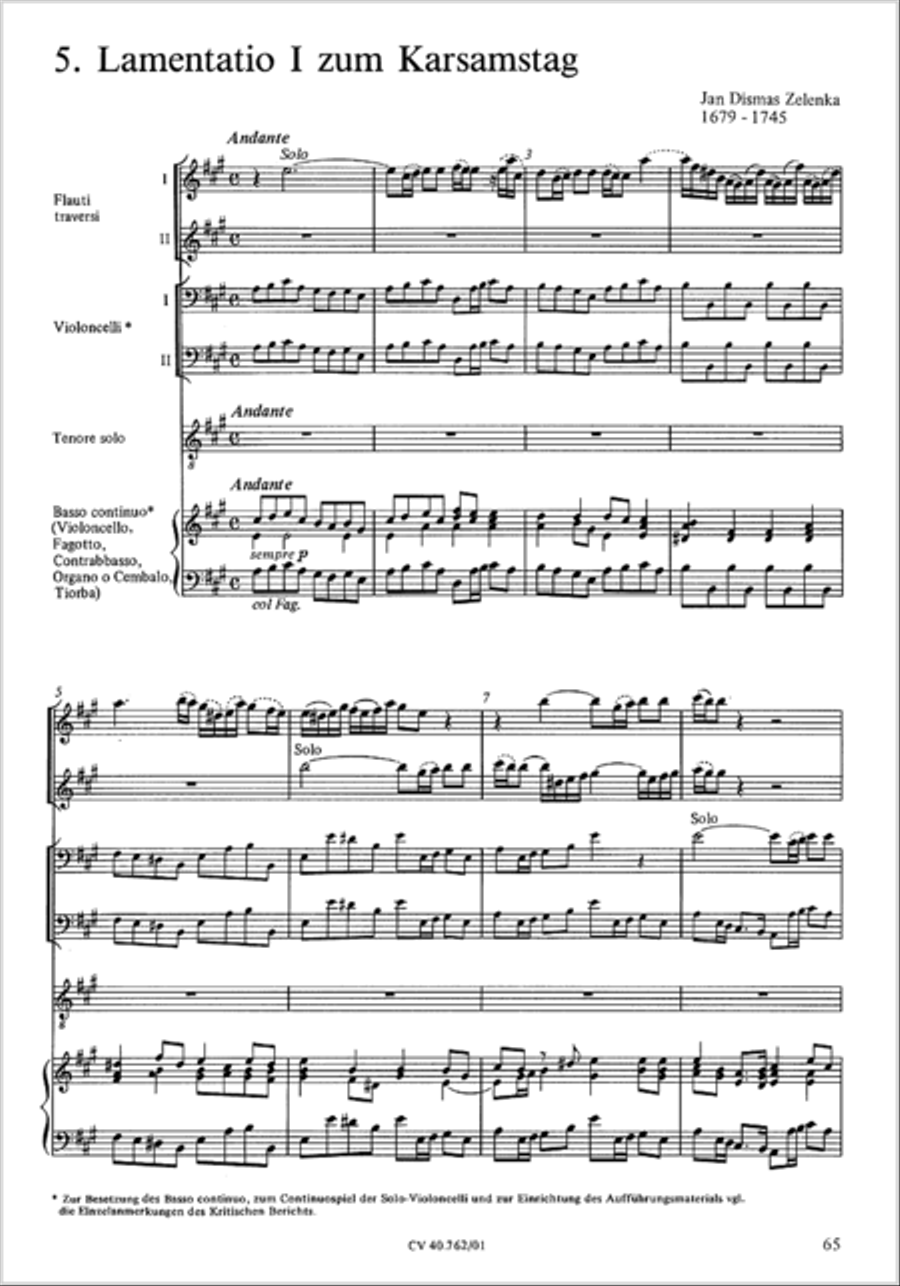 Lamentatio V zum Karsamstag Orchestra scores gallery preview page 2