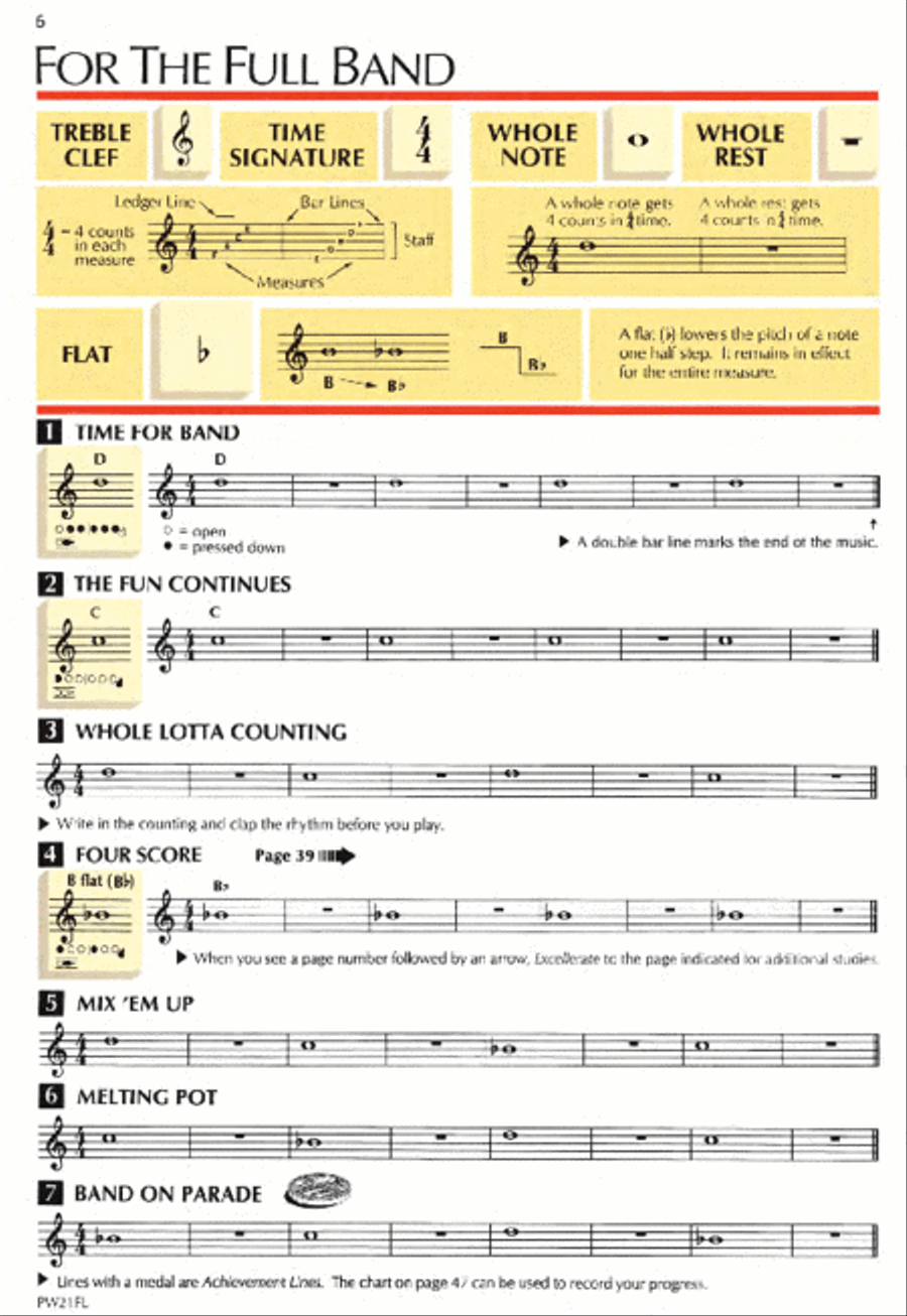 Standard of Excellence Enhanced Book 1, Flute Concert Band Methods scores gallery preview page 2