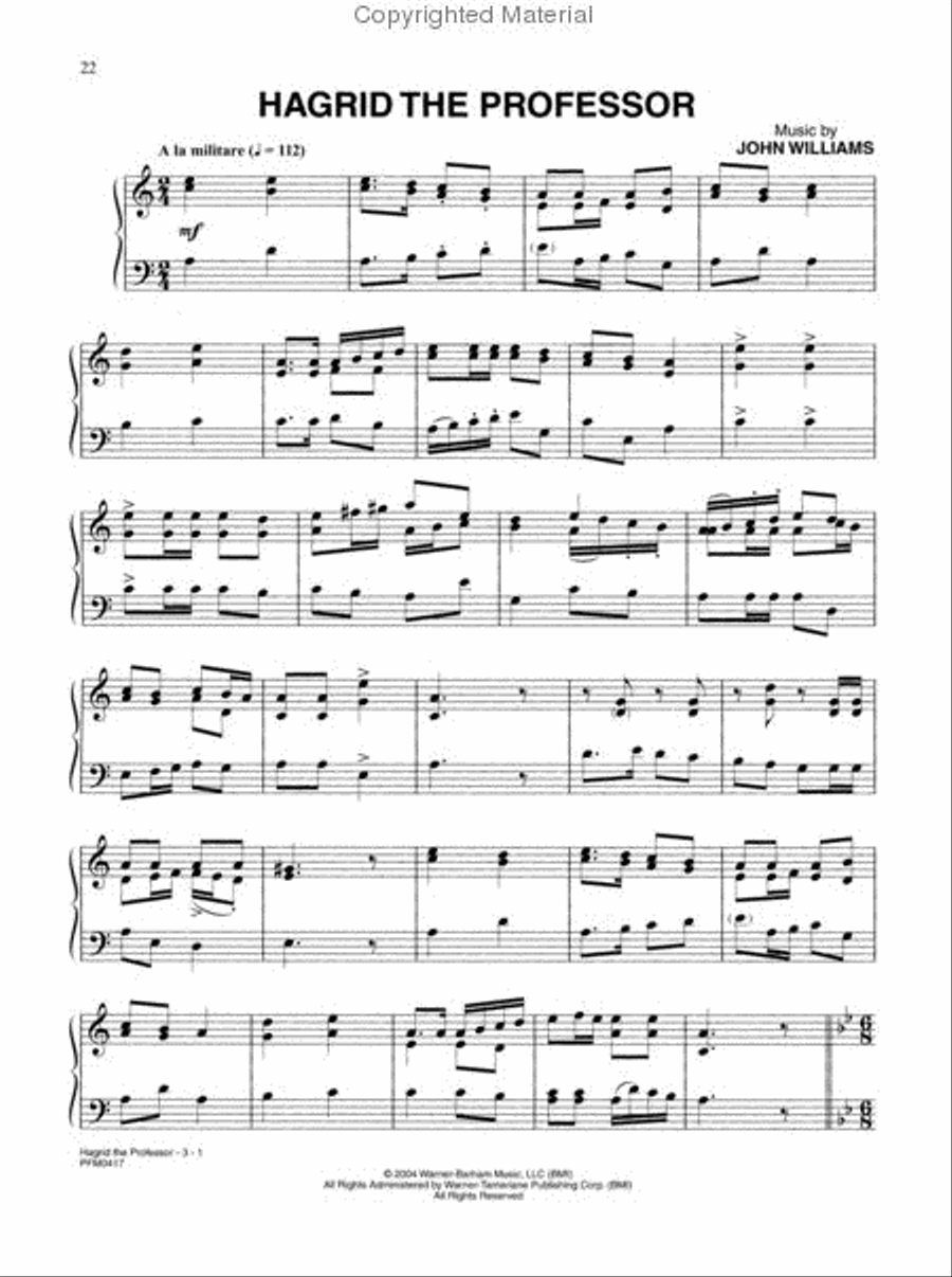 Harry Potter and the Prisoner of Azkaban - Piano Solo Piano Solo scores gallery preview page 4