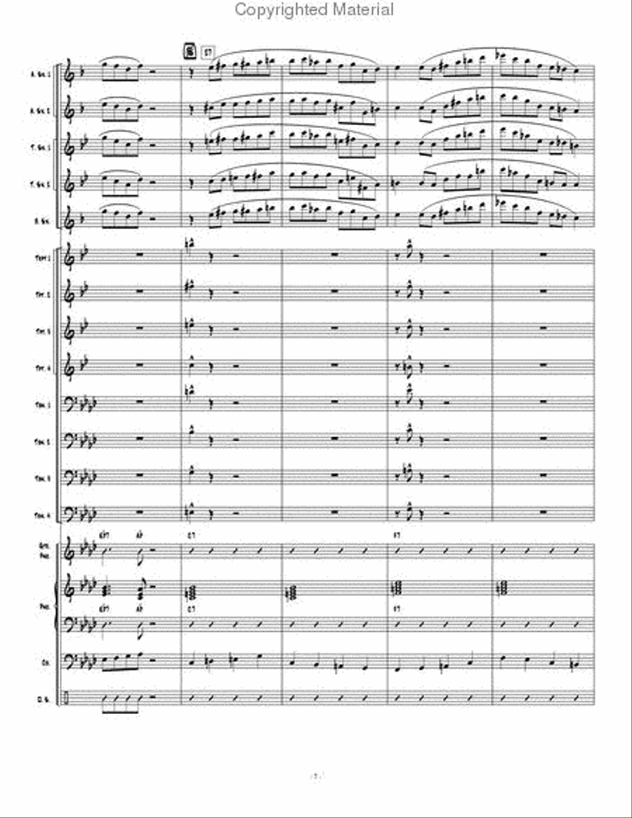 Don't Get Caught Jazz Ensemble scores gallery preview page 10