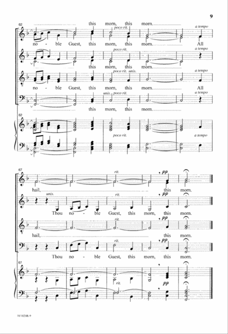 Trilogy for the Christ Child Divisi scores gallery preview page 9