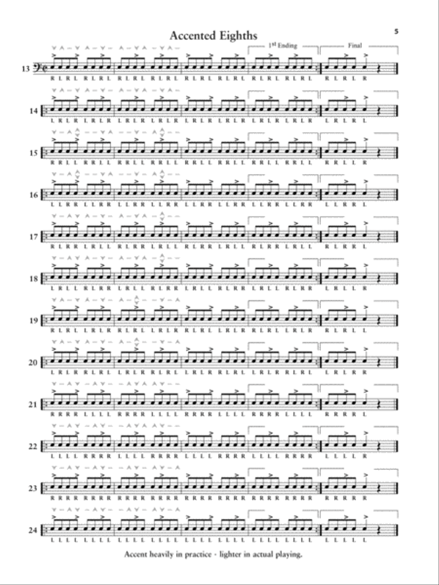 Accents and Rebounds Snare Drum scores gallery preview page 4