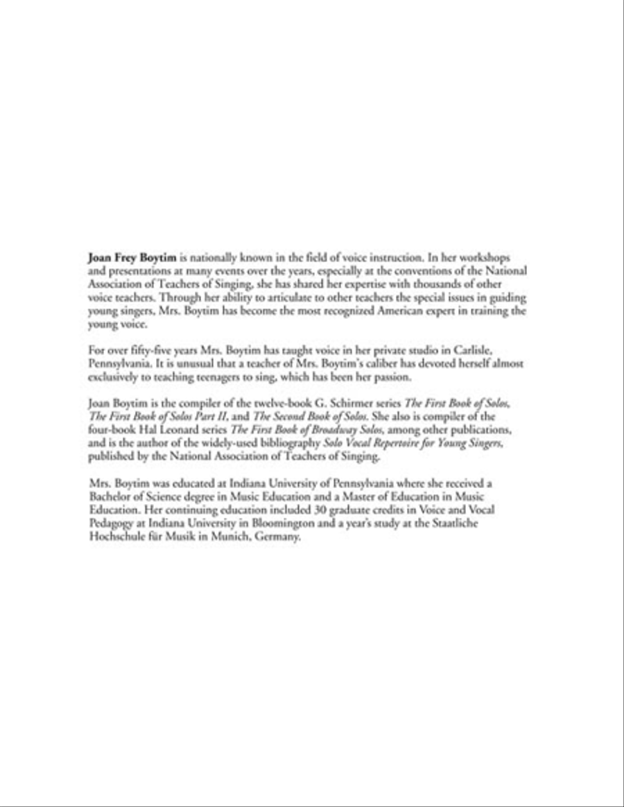 The Private Voice Studio Handbook – Revised Edition Voice scores gallery preview page 3