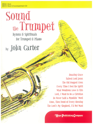 Book cover for Sound the Trumpet: Hymns and Spirituals for Trumpet and Piano (Book)
