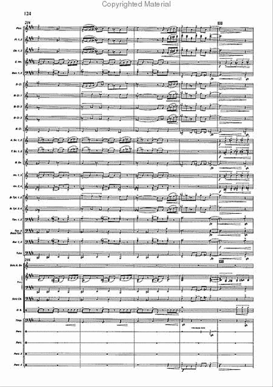 Concertango Concert Band scores gallery preview page 125