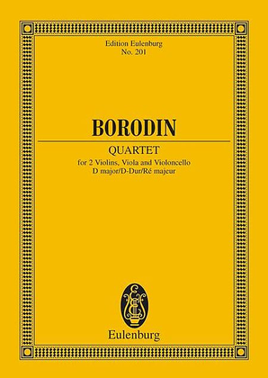 Book cover for String Quartet No. 2 D Major