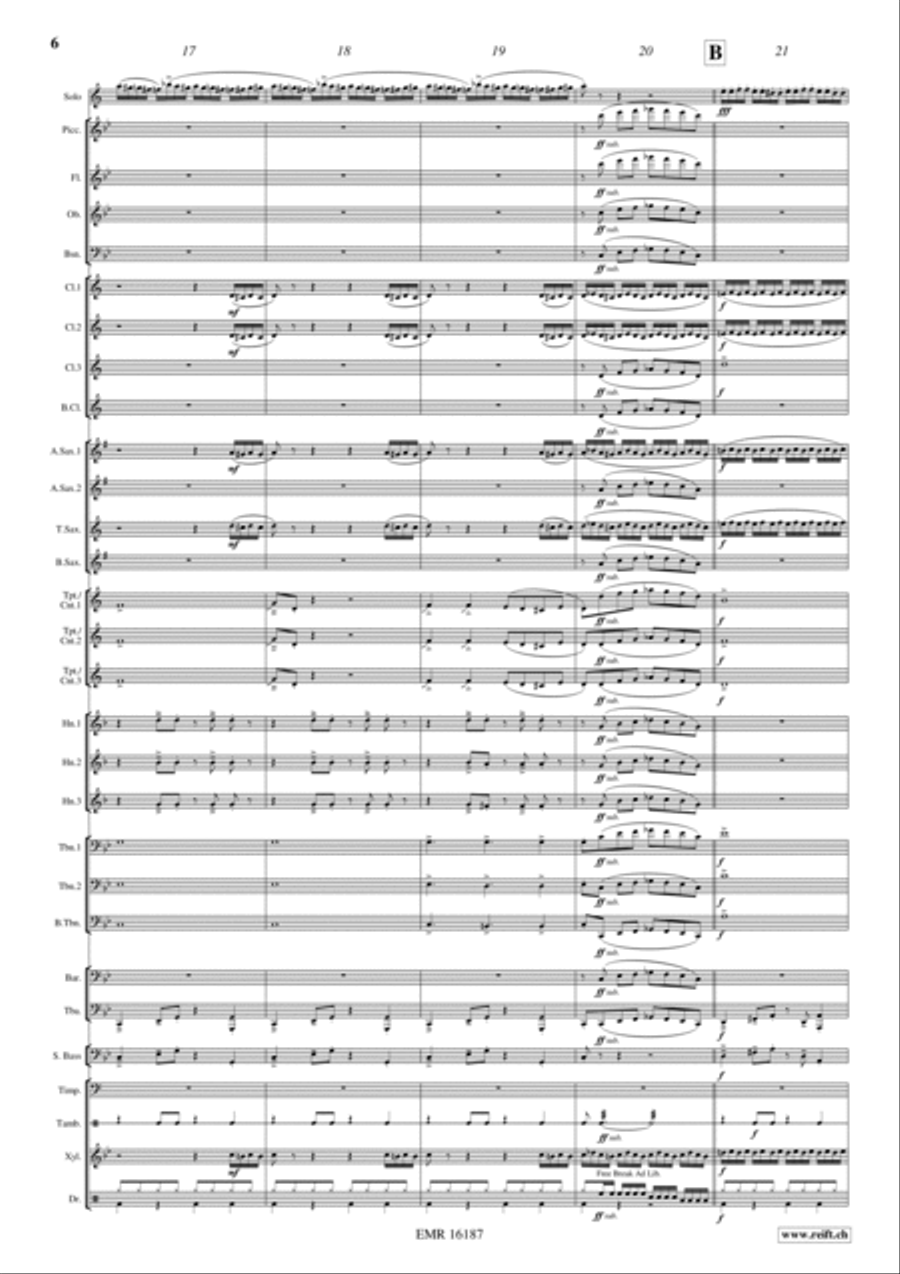 Green Hornet Theme Concert Band scores gallery preview page 8
