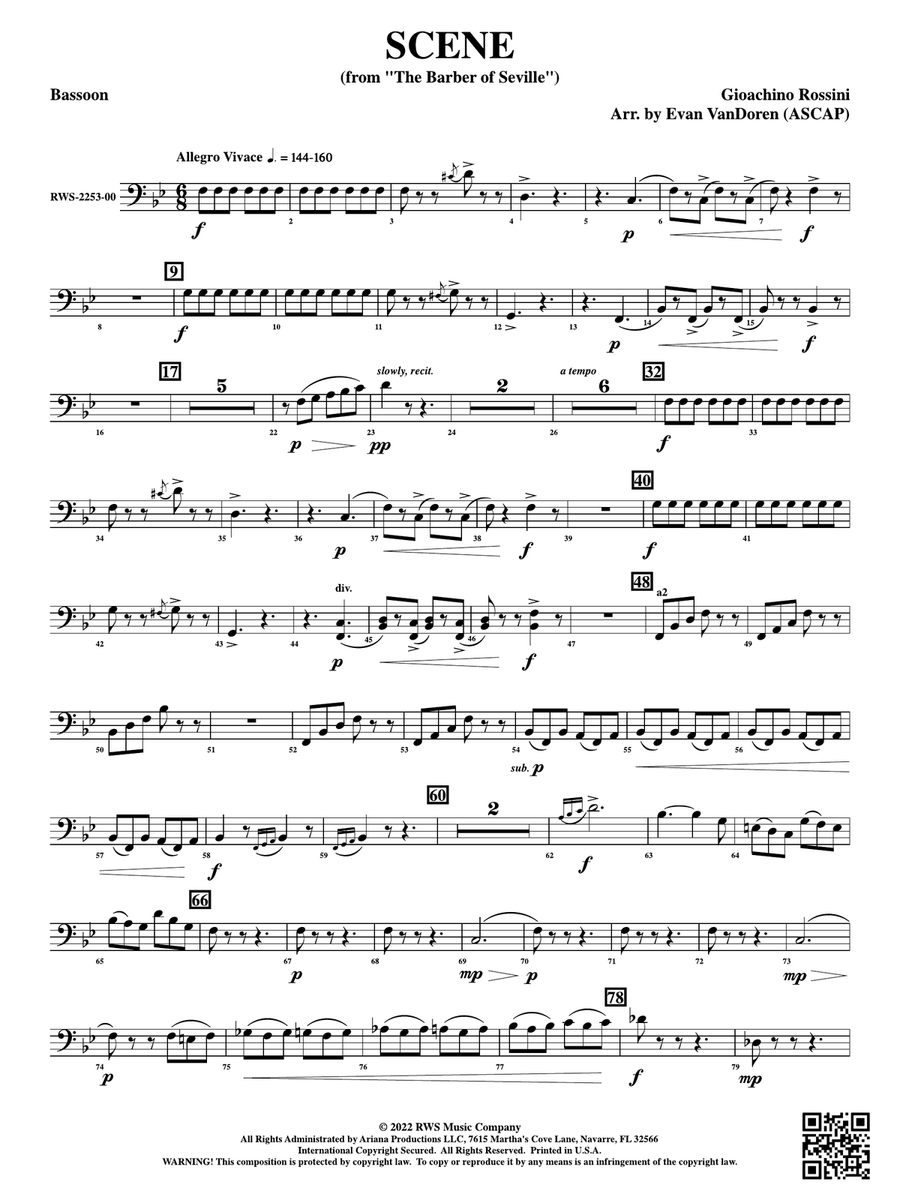 Scene - From The Barber of Seville: Bassoon