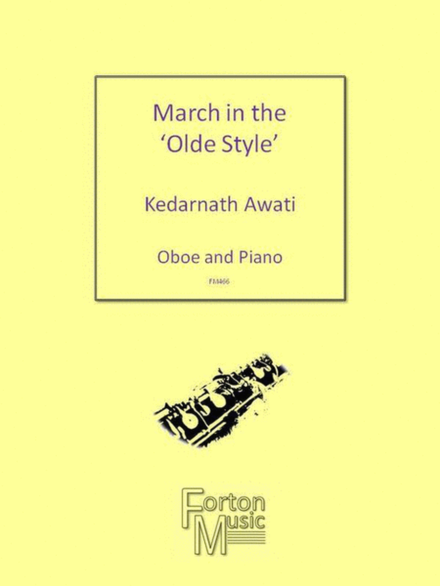 March In The Olde Style Oboe/Piano