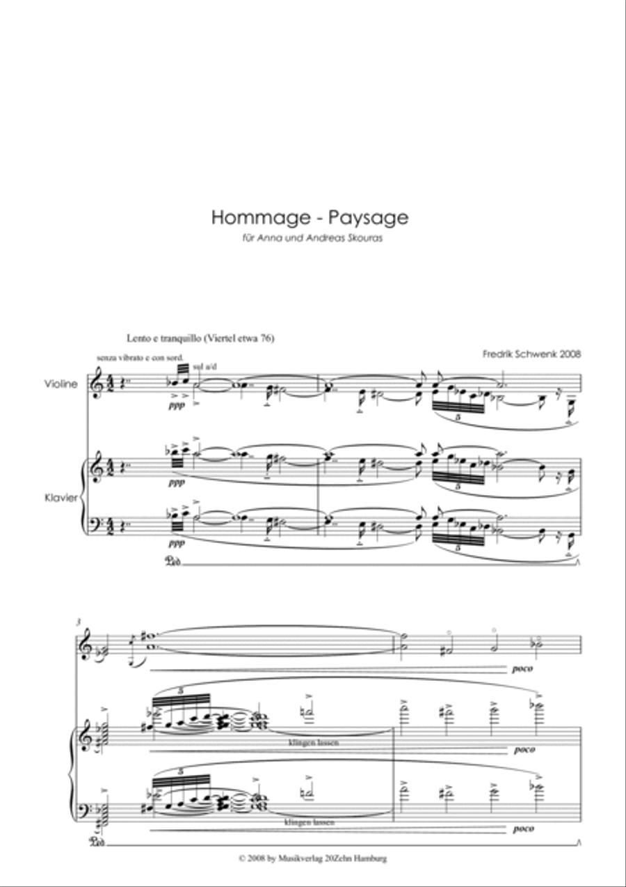 hommage-paysage String Duet scores gallery preview page 3