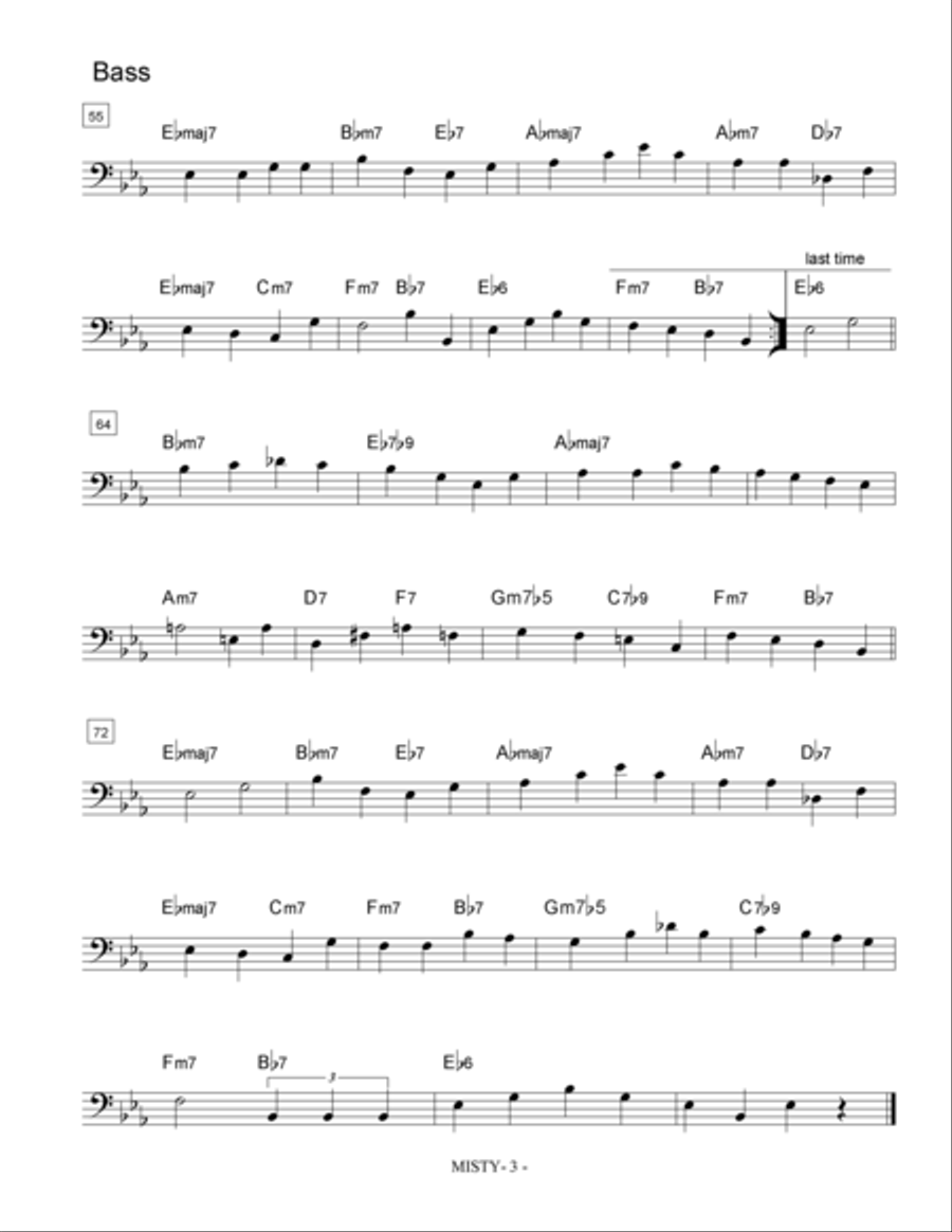 Misty Jazz Ensemble scores gallery preview page 4