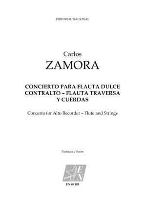 Concierto para Flauto Contralto, Flauta Traversa y Cuerdas / Concerto for Alto Recorder, Flute