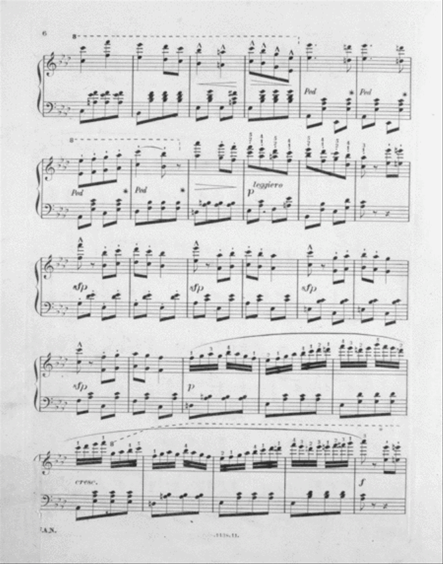 Qui Vive! Grand Galop Concert Pour Piano Piano Solo scores gallery preview page 5
