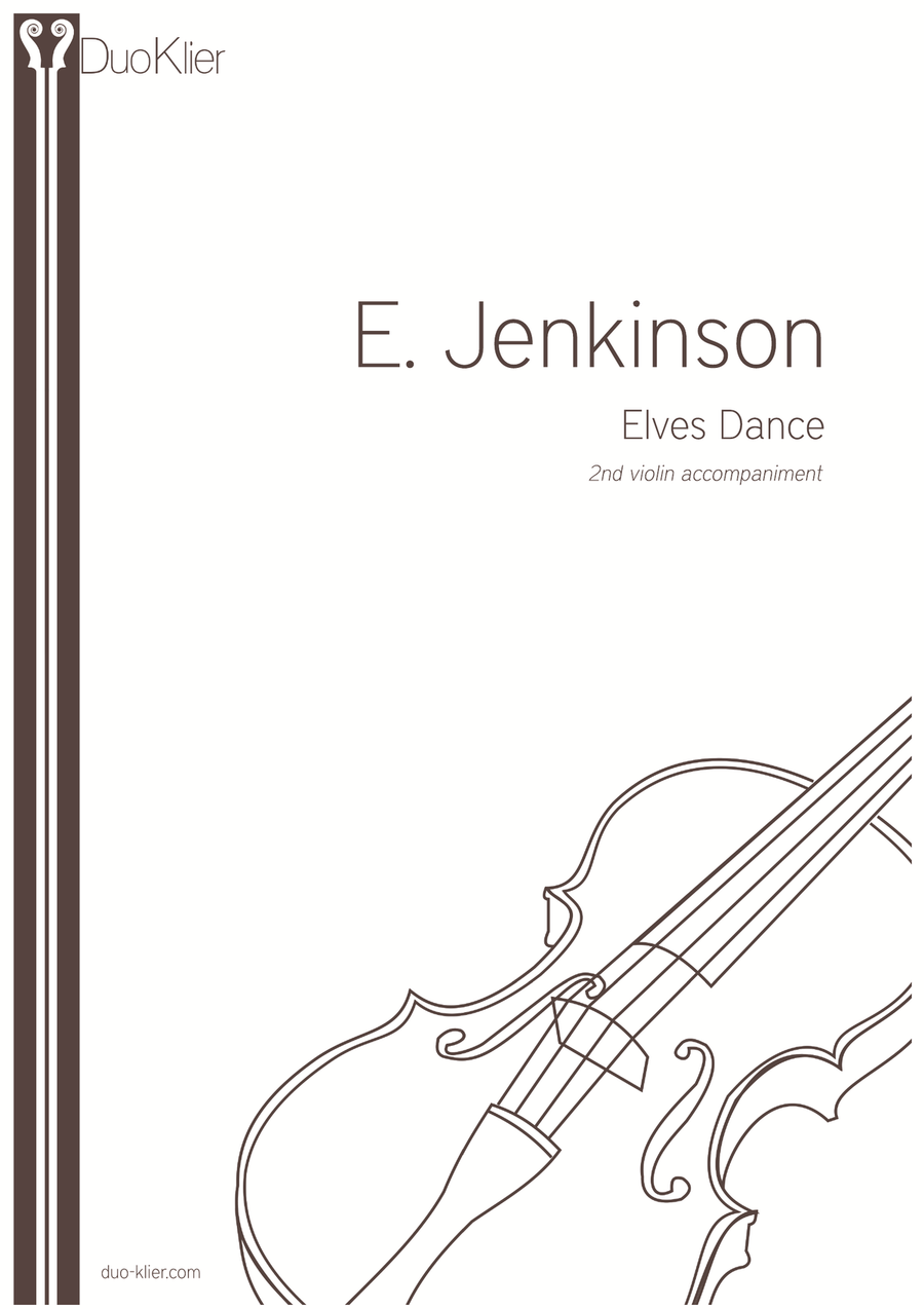 Jenkinson - Elves Dance, 2nd violin accompaniment Violin Solo scores gallery preview page 1